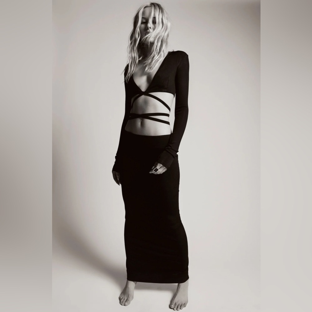 Eterne Emma Skirt in Matte Jersey Size XS